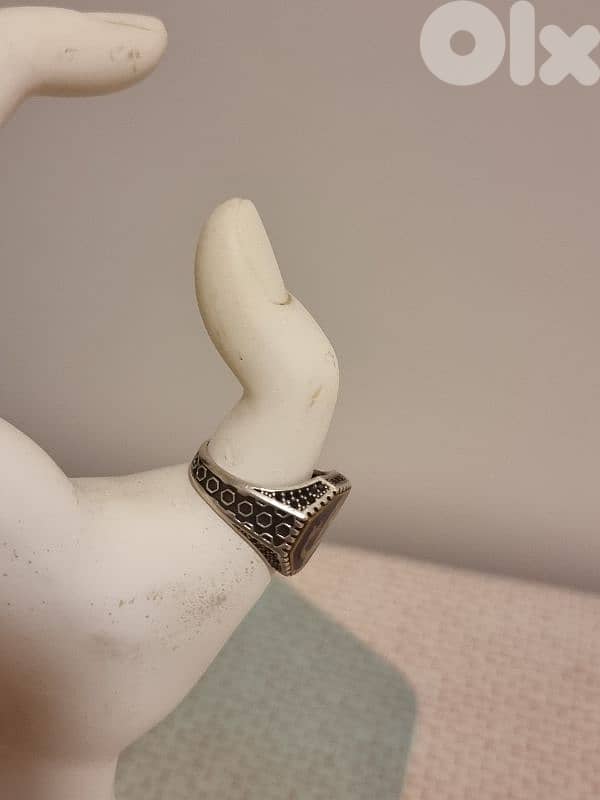 خاتم فضة عيار 925 2