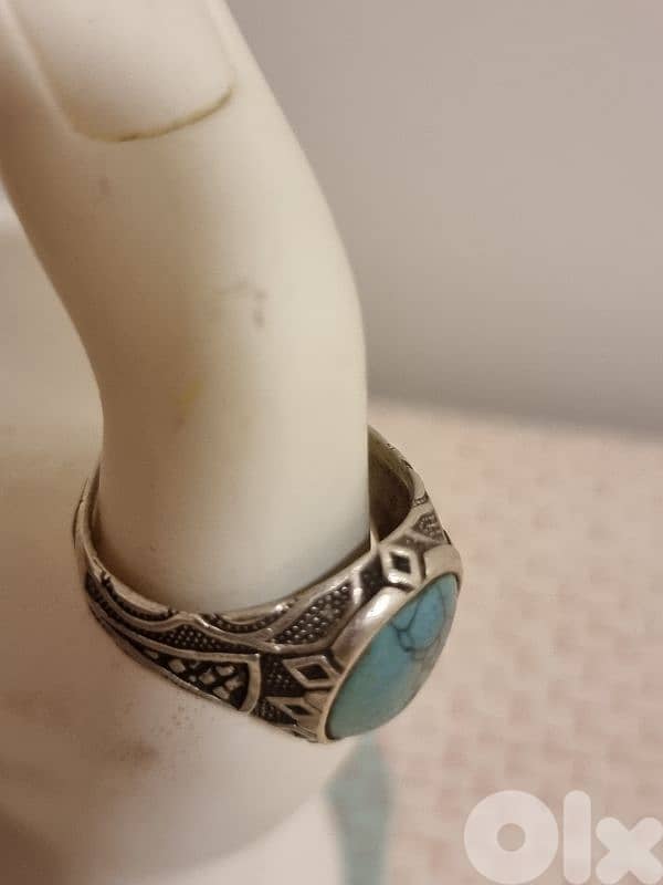 خاتم فضة عيار 925 4