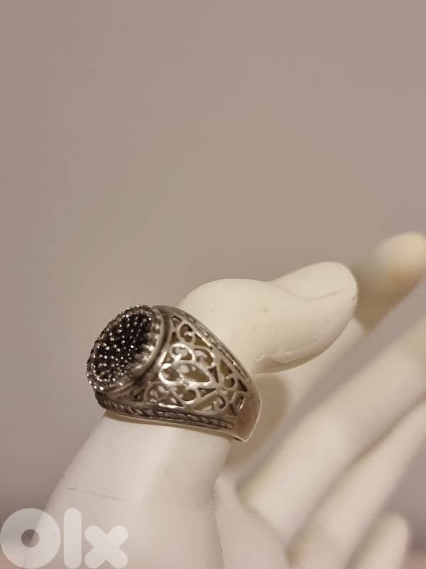 خاتم فضة عيار 925 16