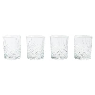 ernesto crystal double glasses set