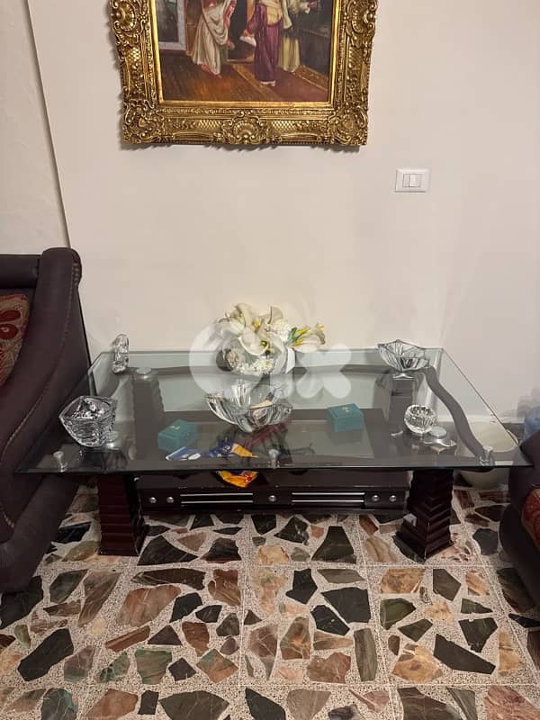 living room with a dining table 3