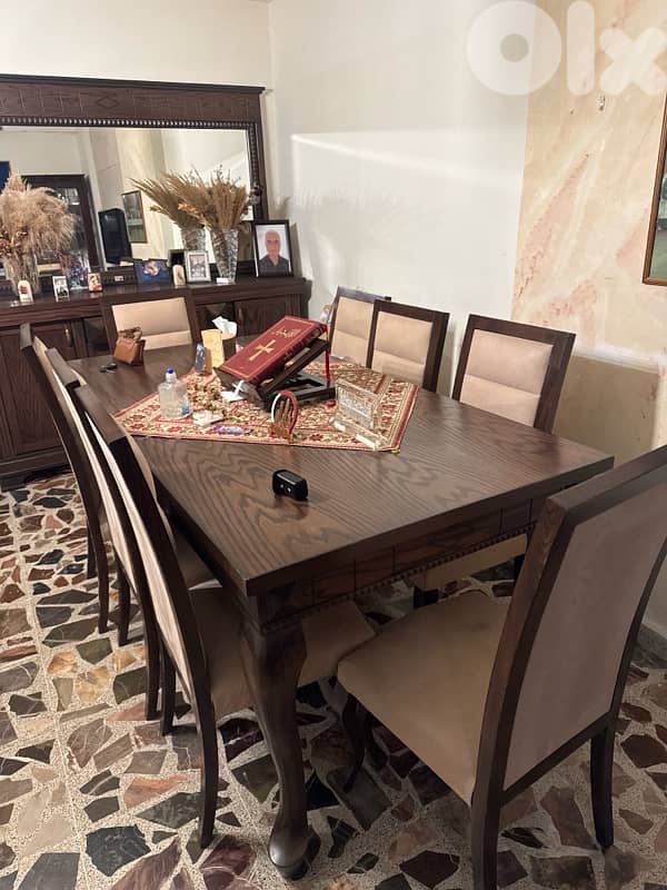 living room with a dining table 5