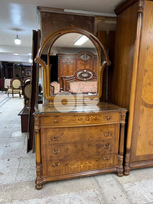 اوضة نوم خشب زان ولاتي كلا ملبسة قشر 11