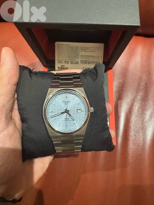Tissot prx powermatic ice blue 0