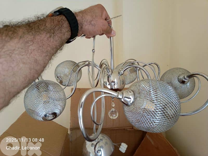 salon living room light hanger four pieces 0