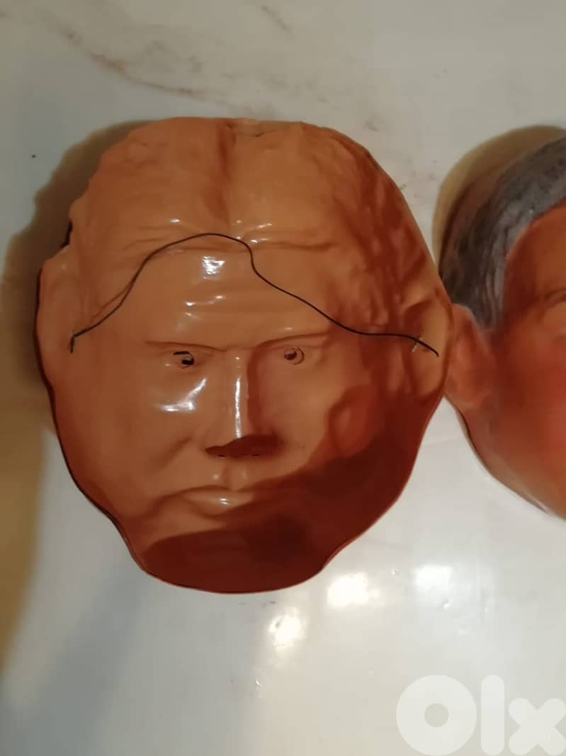 Vintage 4 Lebanese polititians face masks 4$ each 2