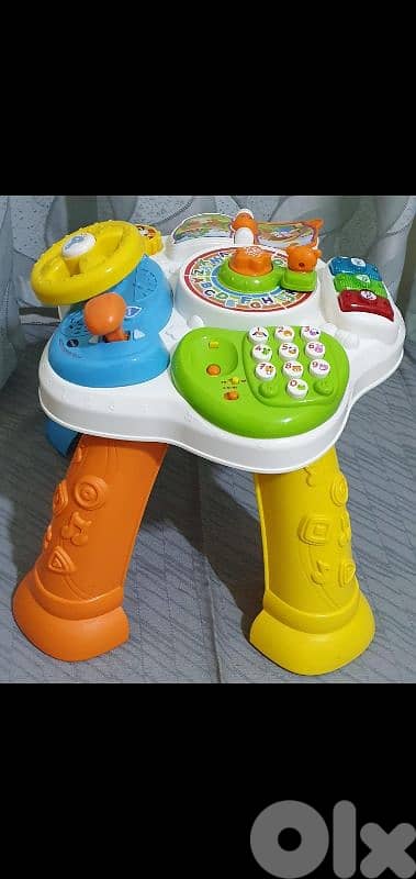Baby activity  table  very clean like new 30$ byrt ashrafiye  03723895 1