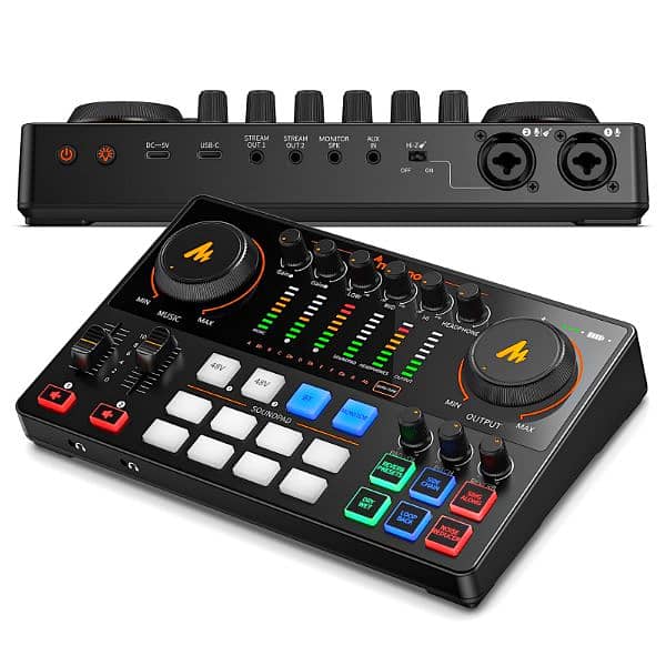 Maono Caster AmE2 Gen 2 DJ Mixer for TikTok Live ميكسر للايف تيك توك 6