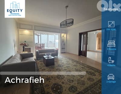 235 SQM Apartment For Sale In Achrafieh شقة للبيع #JZ224724