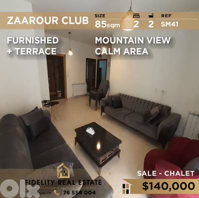 Chalet for sale in Zaarour SM41 شاليه