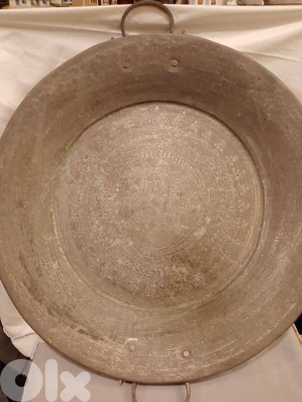 منسف قديم نحاس أحمر 0