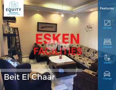 Furnished 150 SQM Apartment For Sale In Beit El Chaar #CK223131