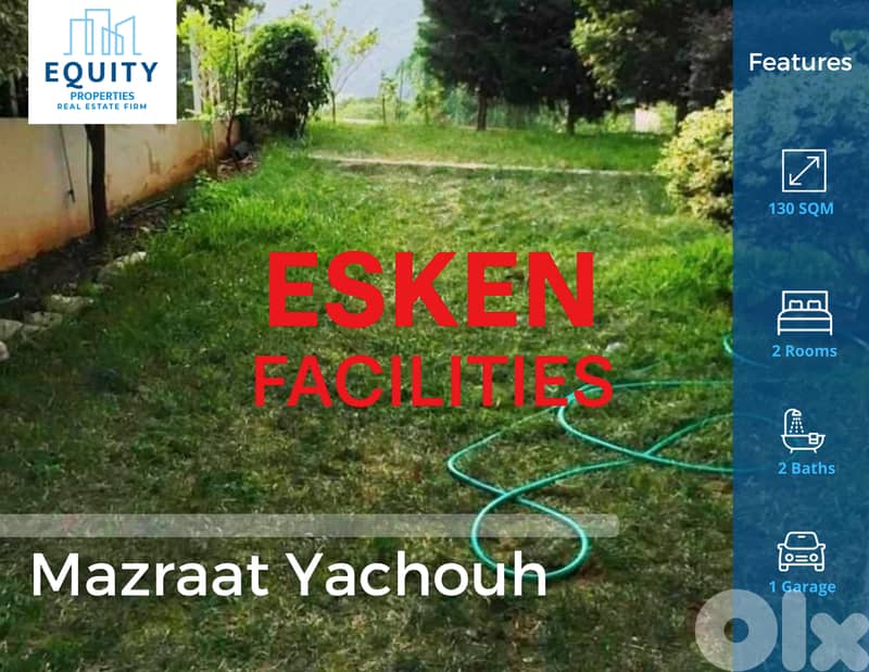 130 SQM Apartment With 110 Garden For Sale In Mazraat Yachouh#CK189611 0
