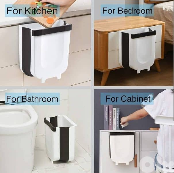 foldable hanging trash basket 1