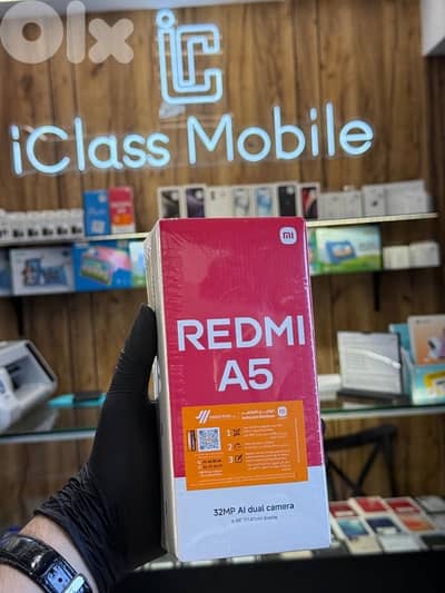 Redmi A5 128Gb 4+4 Ram  new 2 year warranty