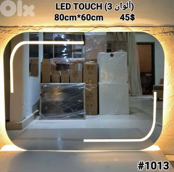LED TOUCH BATHROOM MIRRORS. مراية حمام 0