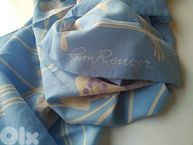 Vintage Gim Renoir blue scarf - Not Negotiable 1