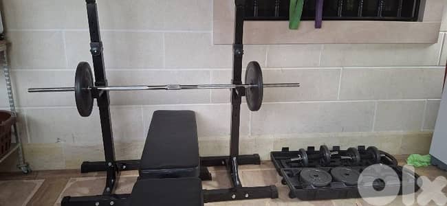 Home Gym For Sales (70kgs total)