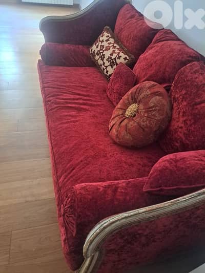 صوفا انتيكا للصالون انكليزية مشحونة من الخارج