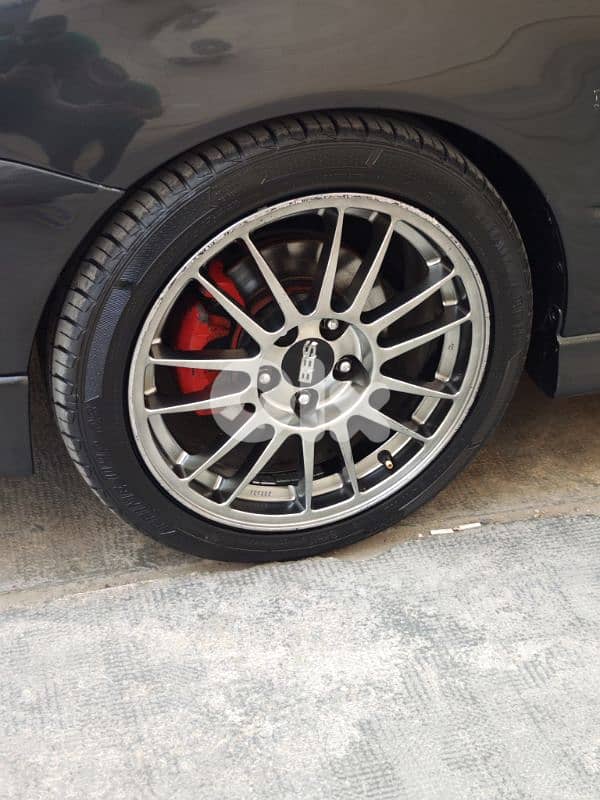 BBS 17 wheels for mitsubishi lance evo 9 mr forged rims 1