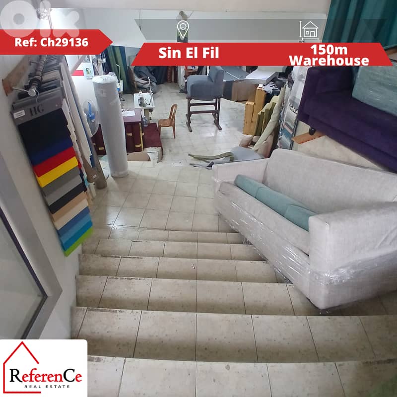 Warehouse in Sin El Fil for sale مستودع للبيع في  سن الفيل 0