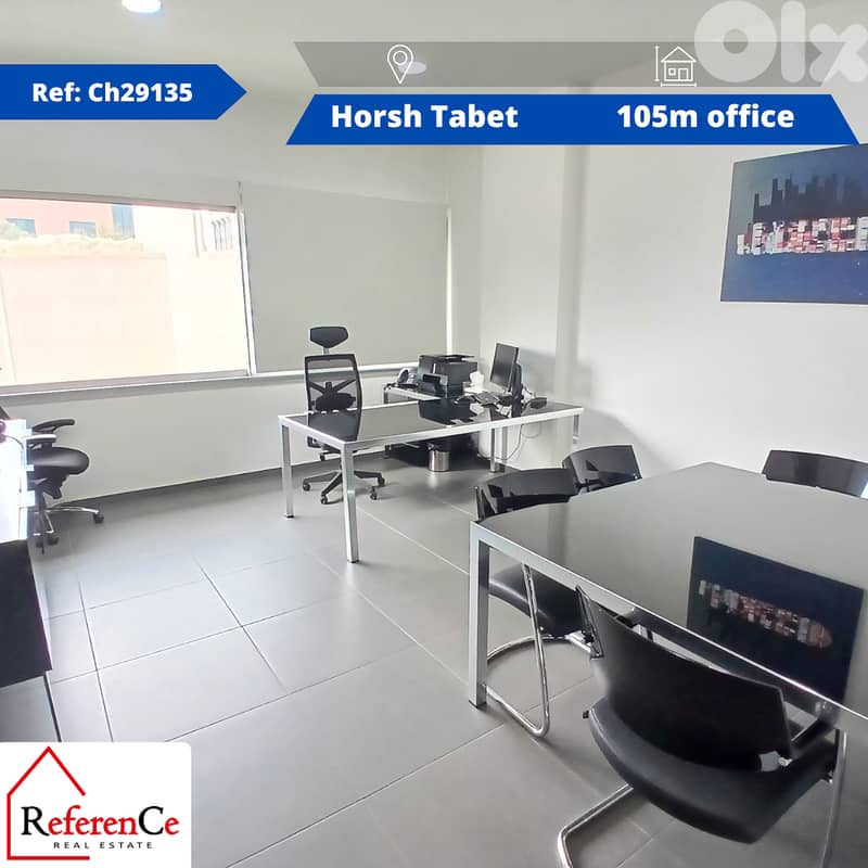 Luxury office in Horsh Tabet for rent مكتب فخم للايجار في حرش تابت 0