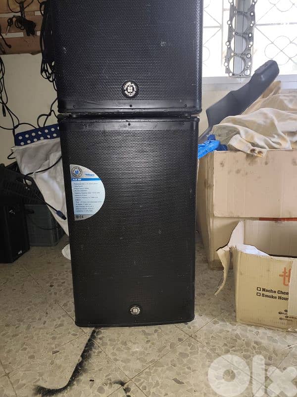 Alto Behringer Speaker  DJ -Lax Bass sub Topprosound 15 inch & monitor 2