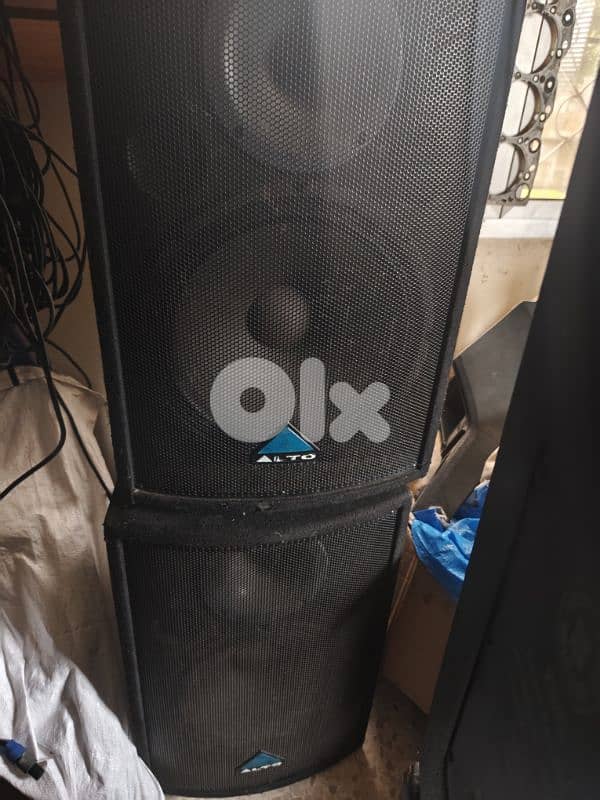 Alto Behringer Speaker  DJ -Lax Bass sub Topprosound 15 inch & monitor 5