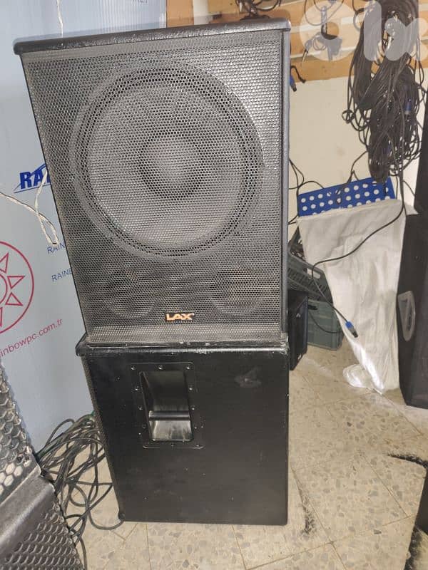 Alto Behringer Speaker  DJ -Lax Bass sub Topprosound 15 inch & monitor 7