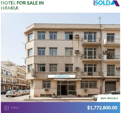 Furnished 1108m2 Motel-Prime Location-4sale in Hamra - موتيل في الحمرا