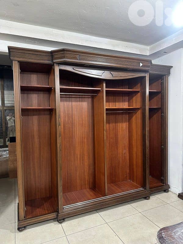 اوضة نوم ملكية خشب زان ولاتي كلا ملبسة قشرة زان 8