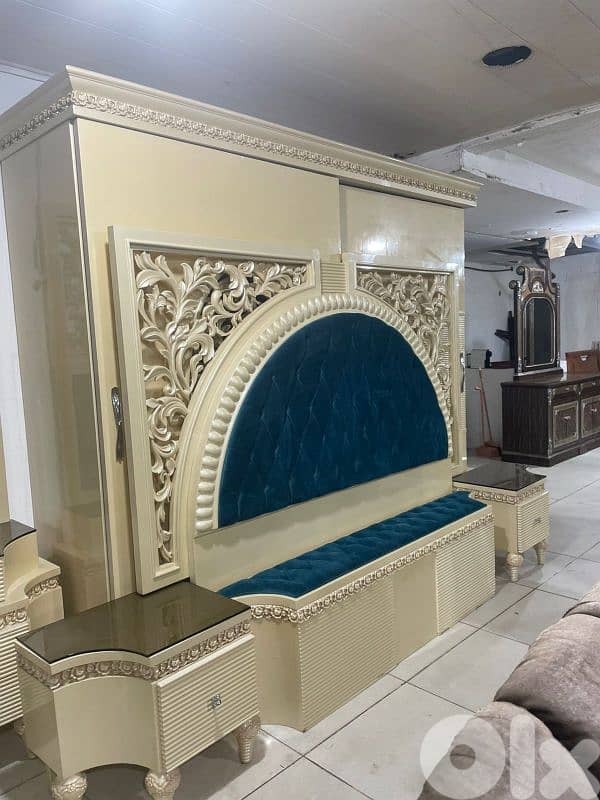 اوضة نوم ملكية مصرية سحاب خشب زان ولاتي كلا 1