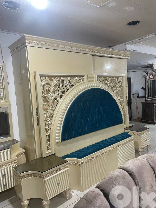 اوضة نوم ملكية مصرية سحاب خشب زان ولاتي كلا 3