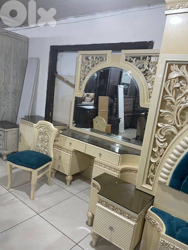 اوضة نوم ملكية مصرية سحاب خشب زان ولاتي كلا 6