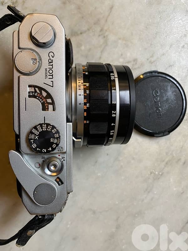 Canon 7 with 50mm f 0,95 2