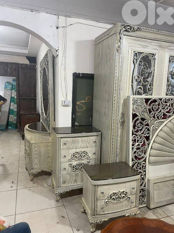 اوضة نوم ملكية قمة الفخامة مصرية خشب زان ولاتي كلا سحاب 8