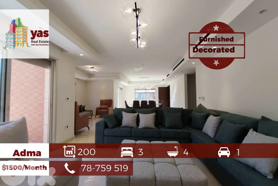 Adma 200m2 | Furnished | Rent | Calm Street | Prime Location | IV 0