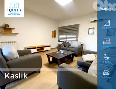 Furnished 195 SQM Apartment For Rent In Kaslik شقة للإيجار #RK225358