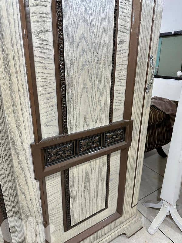 اوضة نوم ملكية مصرية خشب زان ولاتي كلا ملبسة قشرة سنديان سحاب 15