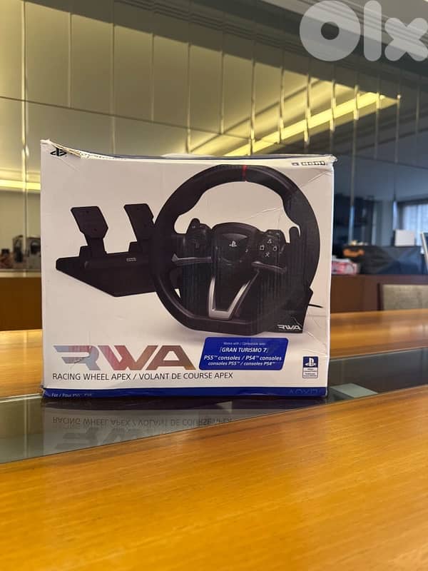 RWA Racing Wheel Apex + Pedals  (Box in Poor Condition) 0