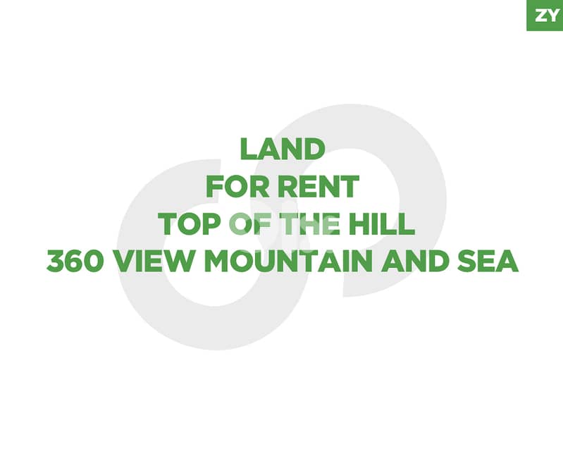 Flat Land – 360° Mountain & Sea View- Zgharta _ Akbe REF#ZY128564 0