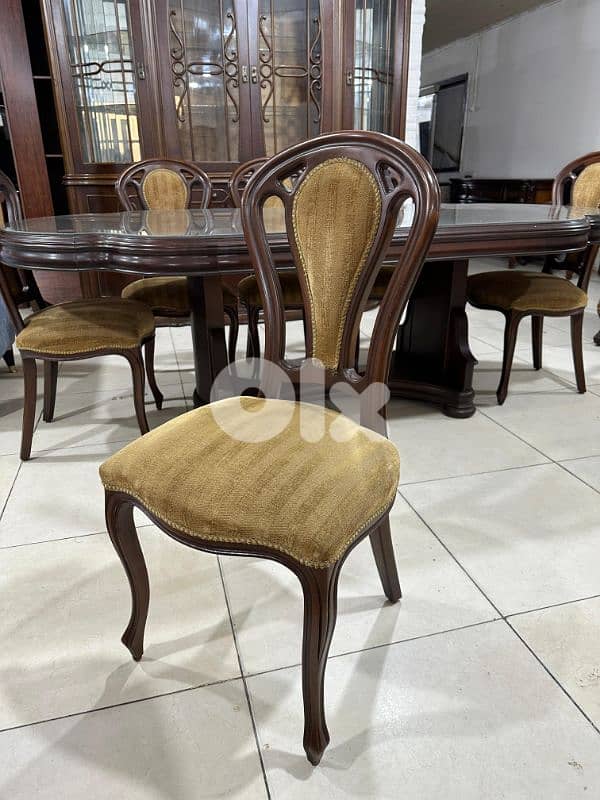 اوضة سفرة خشب زان ولاتي كلا ملبسة قشرة 1