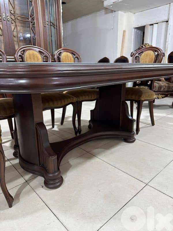 اوضة سفرة خشب زان ولاتي كلا ملبسة قشرة 6