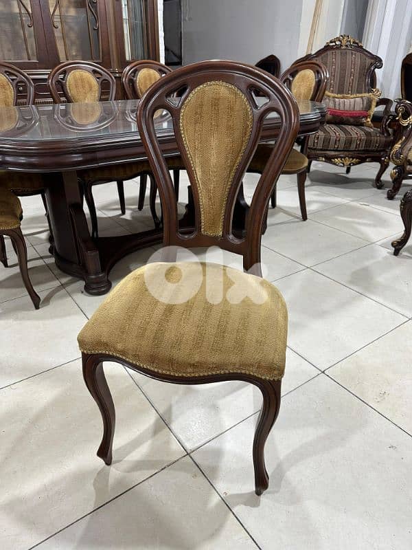 اوضة سفرة خشب زان ولاتي كلا ملبسة قشرة 12