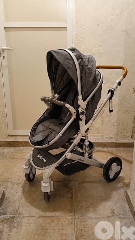 stroller with baby bassinet 2