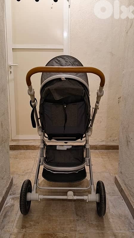 stroller with baby bassinet 3