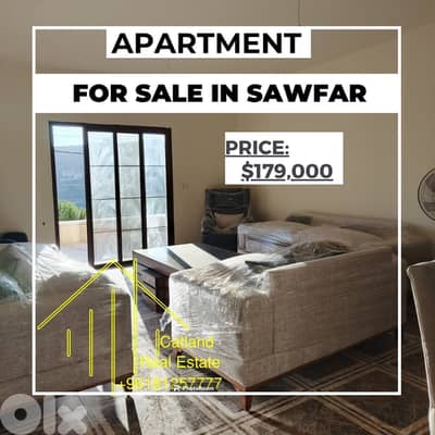 Brand new Apartment for sale in Sawfar 200m2 for $179K