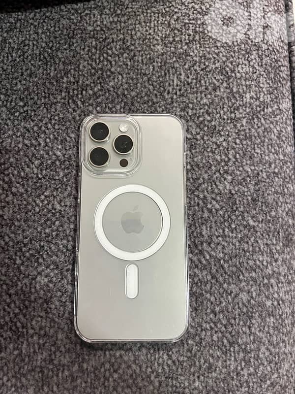 15 pro max super clean natural titanium battery health 88% 3