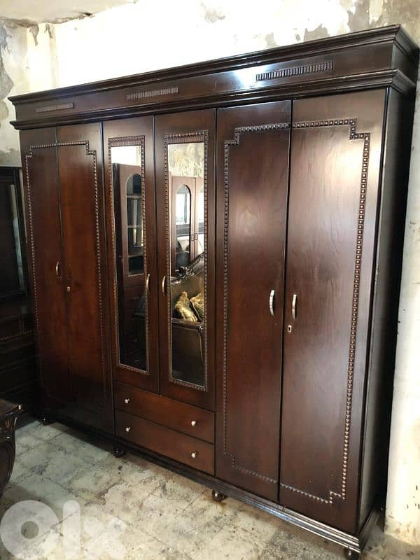 اوضة نوم خشب زان ولاتي ملبسة قشرة زان 5