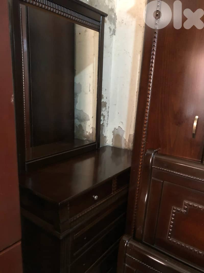 اوضة نوم خشب زان ولاتي ملبسة قشرة زان 7